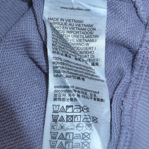 Mens UK Size M Calvin Klein Jeans Purple Pullover Sweatshirt