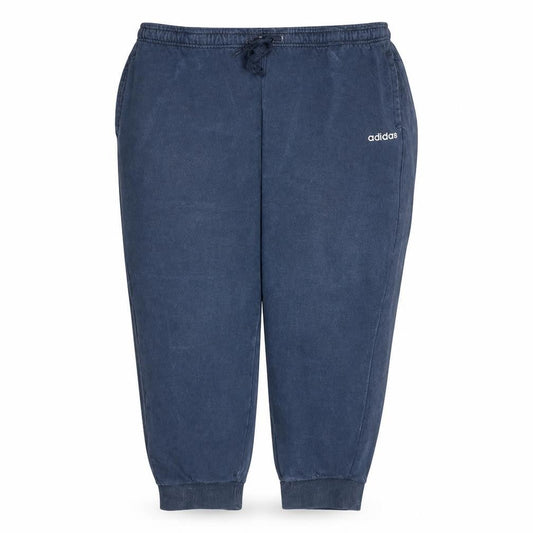 Front view of adidas Men Blue 2XL Jogger Fleece Sweatpants Elastic Waist