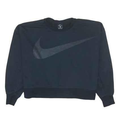 Womens UK Size L Nike Black Pullover Sweatshirt