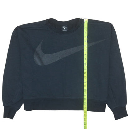 Womens UK Size L Nike Black Pullover Sweatshirt