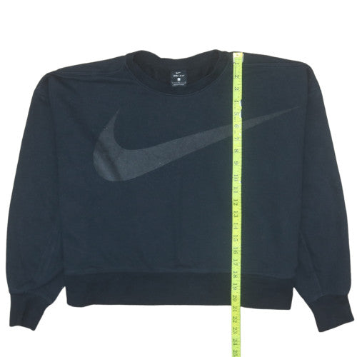 Womens UK Size L Nike Black Pullover Sweatshirt