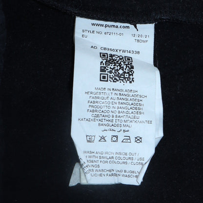 Womens UK Size M PUMA Black Full Zip Hoodie