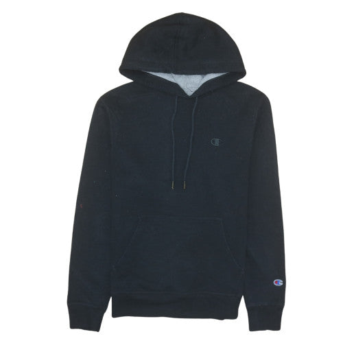 Womens UK Size S Champion Black Pullover Hoodie