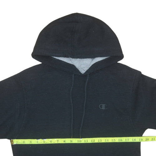 Womens UK Size S Champion Black Pullover Hoodie