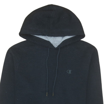 Womens UK Size S Champion Black Pullover Hoodie