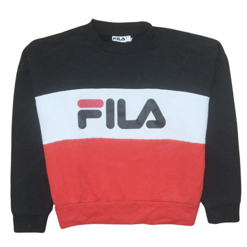 Womens UK Size S FILA Multicoloured Pullover Sweatshirt