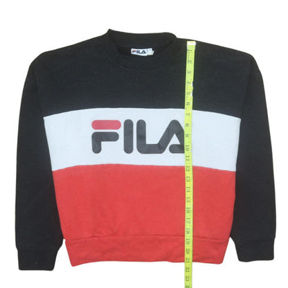 Womens UK Size S FILA Multicoloured Pullover Sweatshirt