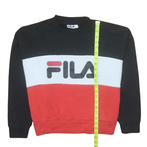 Womens UK Size S FILA Multicoloured Pullover Sweatshirt