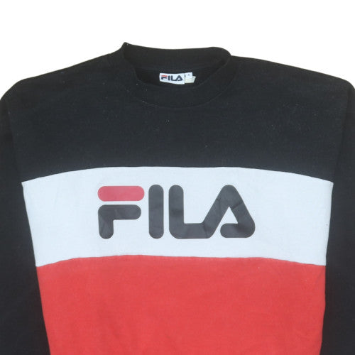 Womens UK Size S FILA Multicoloured Pullover Sweatshirt