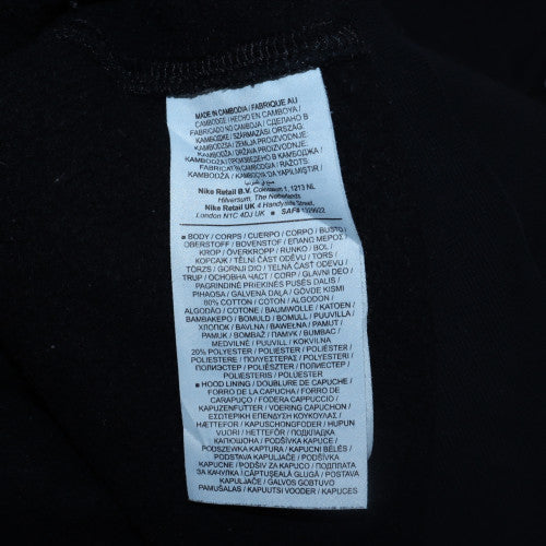 Mens UK Size L Nike Black Full Zip Hoodie