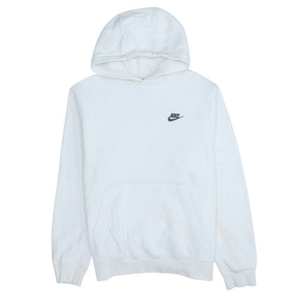 Mens UK Size M Nike White Pullover Hoodie