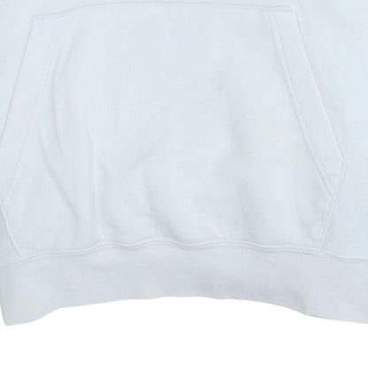 Mens UK Size M Nike White Pullover Hoodie