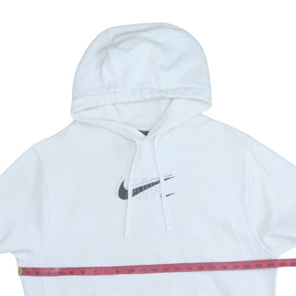 Mens UK Size M Nike White Pullover Hoodie