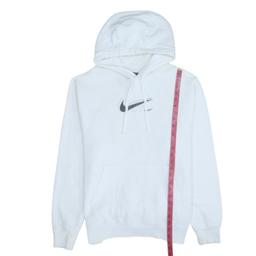 Mens UK Size M Nike White Pullover Hoodie
