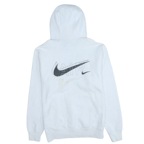 Mens UK Size M Nike White Pullover Hoodie