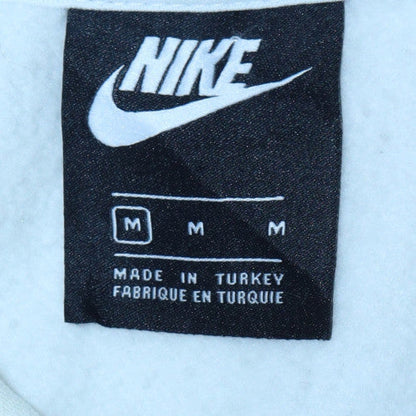 Mens UK Size M Nike White Pullover Hoodie