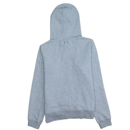 Womens UK Size L Converse Grey Full Zip Hoodie
