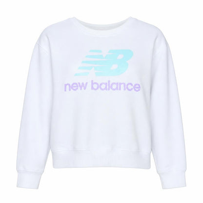 Womens UK Size L New Balance White Pullover Sweatshirt