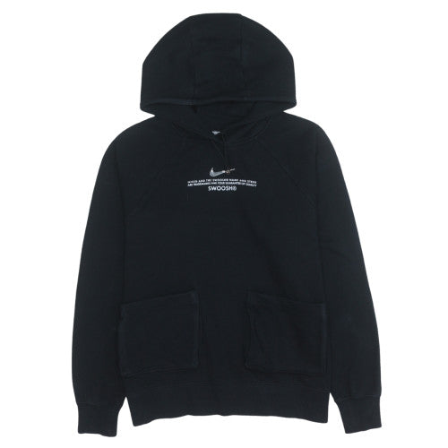 Womens UK Size S Nike Black Pullover Hoodie