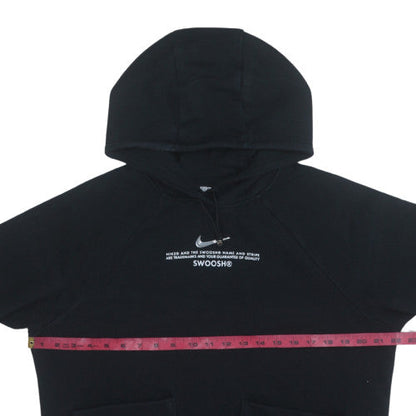 Womens UK Size S Nike Black Pullover Hoodie