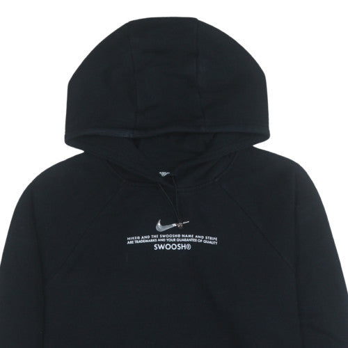 Womens UK Size S Nike Black Pullover Hoodie