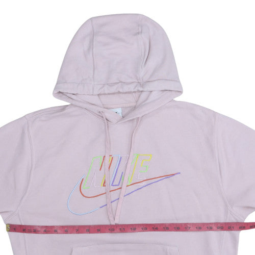 Womens UK Size M Nike Pink Pullover Hoodie