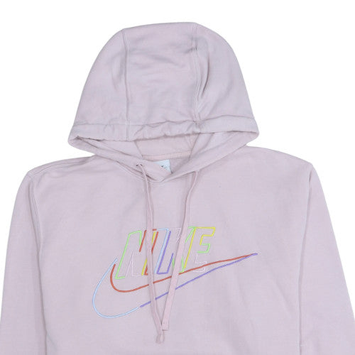 Womens UK Size M Nike Pink Pullover Hoodie