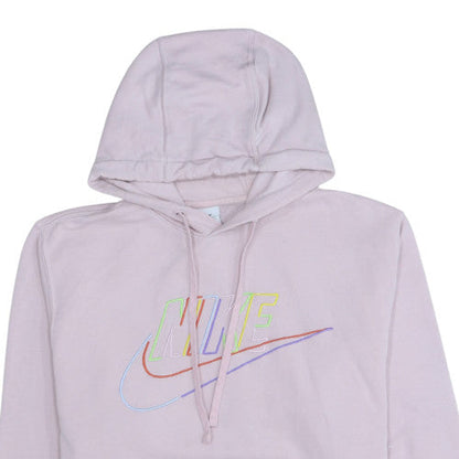 Womens UK Size M Nike Pink Pullover Hoodie