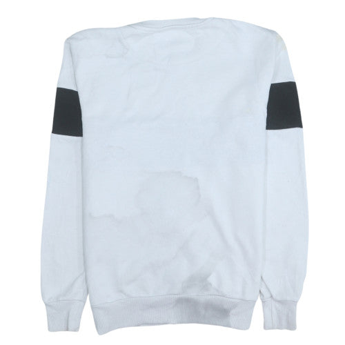 Mens UK Size M Lotto x Primark White Pullover Sweatshirt