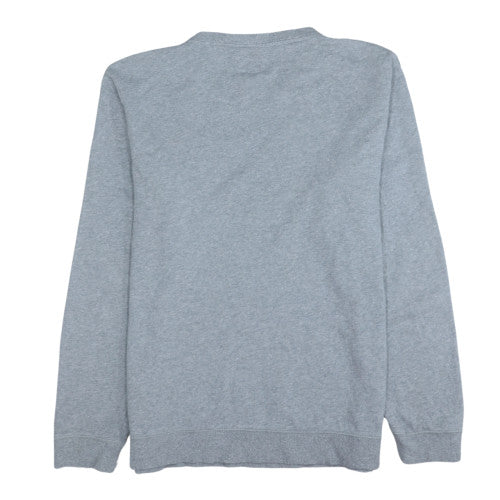 Mens UK Size M Quiksilver Grey Pullover Sweatshirt