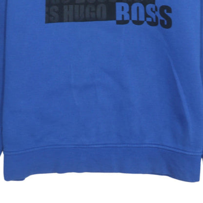 Boys UK Size 16 Years HUGO BOSS Blue Pullover Hoodie