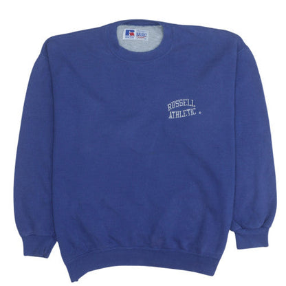 Womens UK Size XL Russell Athletic Blue Pullover Sweatshirt