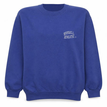 Womens UK Size XL Russell Athletic Blue Pullover Sweatshirt