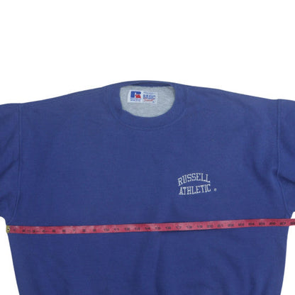 Womens UK Size XL Russell Athletic Blue Pullover Sweatshirt