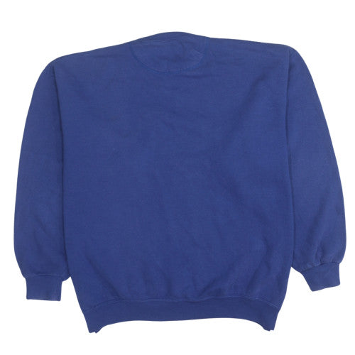 Womens UK Size XL Russell Athletic Blue Pullover Sweatshirt