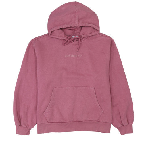 Womens UK Size 10 adidas Pink Pullover Hoodie