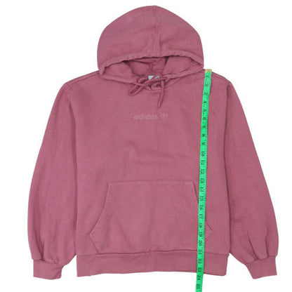 Womens UK Size 10 adidas Pink Pullover Hoodie