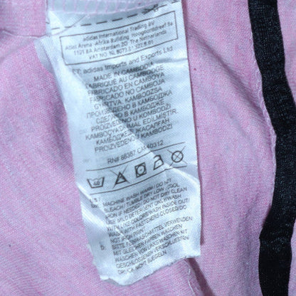 Womens UK Size XS adidas Pink Full Zip Hoodie