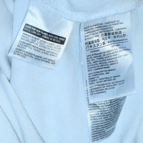 Womens UK Size L Levi's White Pullover Sweatshirt