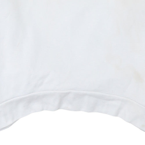 Womens UK Size L Levi's White Pullover Sweatshirt