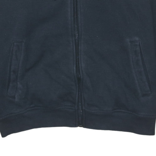 Womens UK Size 14 adidas Black Full Zip Hoodie