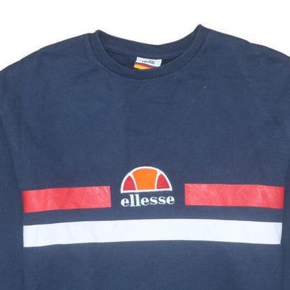 Mens UK Size L ellesse Blue Pullover Sweatshirt