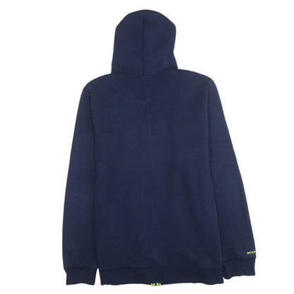 Mens UK Size XL Under armour Blue Full Zip Hoodie