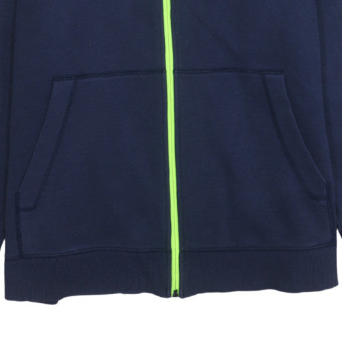 Mens UK Size XL Under armour Blue Full Zip Hoodie