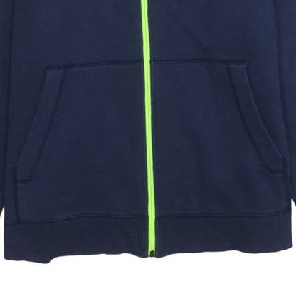 Mens UK Size XL Under armour Blue Full Zip Hoodie