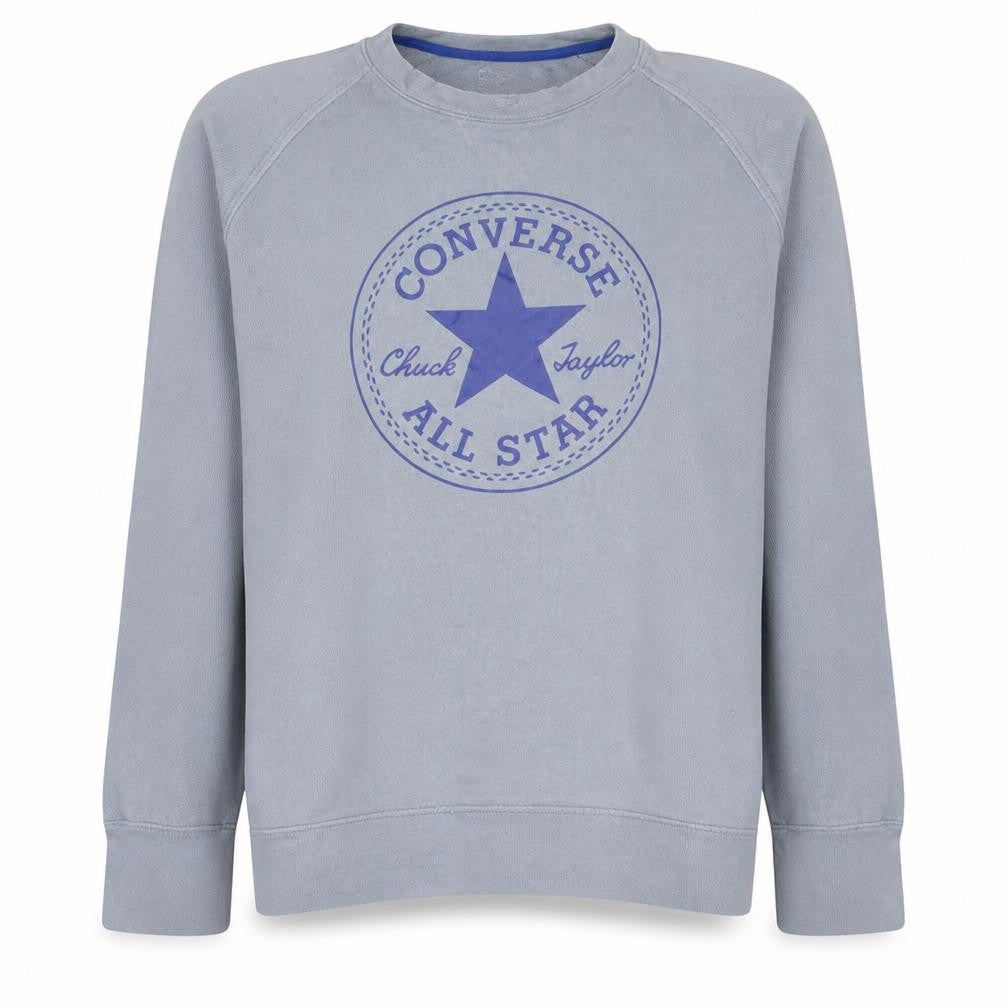 Mens UK Size L Converse Grey Pullover Sweatshirt