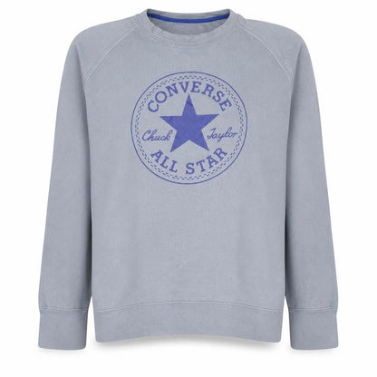 Mens UK Size L Converse Grey Pullover Sweatshirt