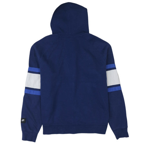 Mens UK Size L Nike Blue Full Zip Hoodie