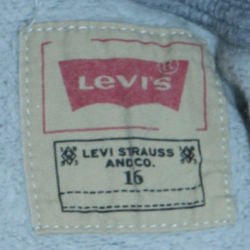 Boys UK Size 16 Years Levi's Grey Pullover Hoodie