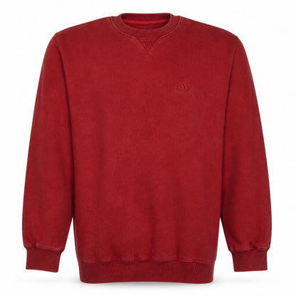 Mens UK Size L adidas Red Pullover Sweatshirt